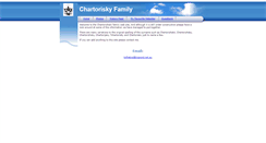 Desktop Screenshot of chartoriskyfamily.bigpondhosting.com