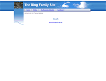 Tablet Screenshot of bingfamily.bigpondhosting.com