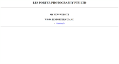 Desktop Screenshot of lesporter.bigpondhosting.com