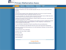 Tablet Screenshot of primarymaths.bigpondhosting.com