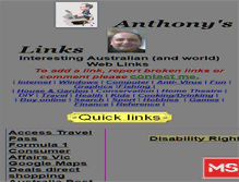 Tablet Screenshot of anthony.bigpondhosting.com