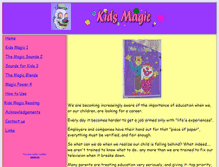 Tablet Screenshot of educatekidsmagic.bigpondhosting.com