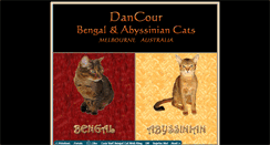 Desktop Screenshot of dancourbengals.bigpondhosting.com