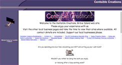 Desktop Screenshot of centsiblecreations.bigpondhosting.com