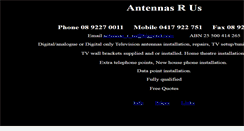 Desktop Screenshot of antennasrus.bigpondhosting.com